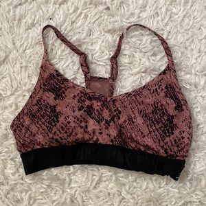 Victoria Secret Pink Sports Bra. Size Small. Snake Skin Print